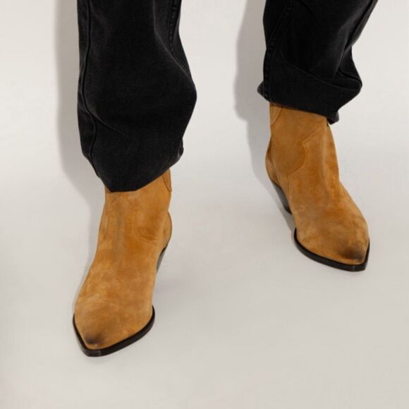 Isabel Marant Dewina Suede Western Booties size 37 - Picture 2 of 14